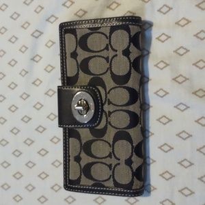 Coach Signature Monogram Wallet